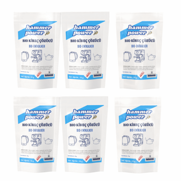 Hammer Power Kireç Çözücü 15g 6 lı Set